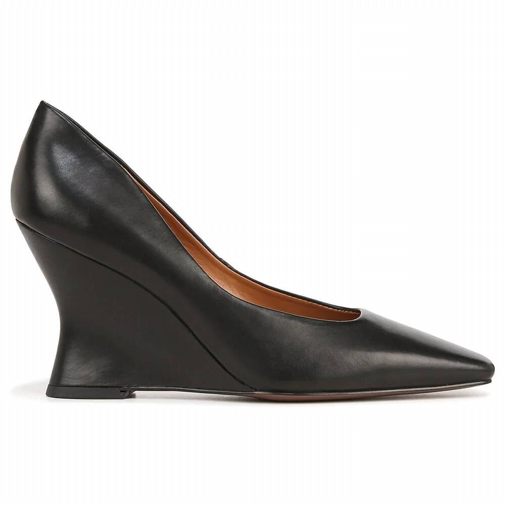 NEW FRANCO SARTO women's carina wedge in black